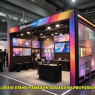 dekorasi stand pameran semarang profesional